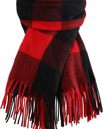 Winter Scarfs for Women, Cashmere Feel Plaid Scarf, Long Blanket Scarf, Winter/Fall  Shawls and Wraps