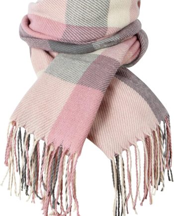 Womens Scarf Fashion Long Plaid Shawls Wraps Big Grid Winter Warm Lattice Large Scarves Gifts